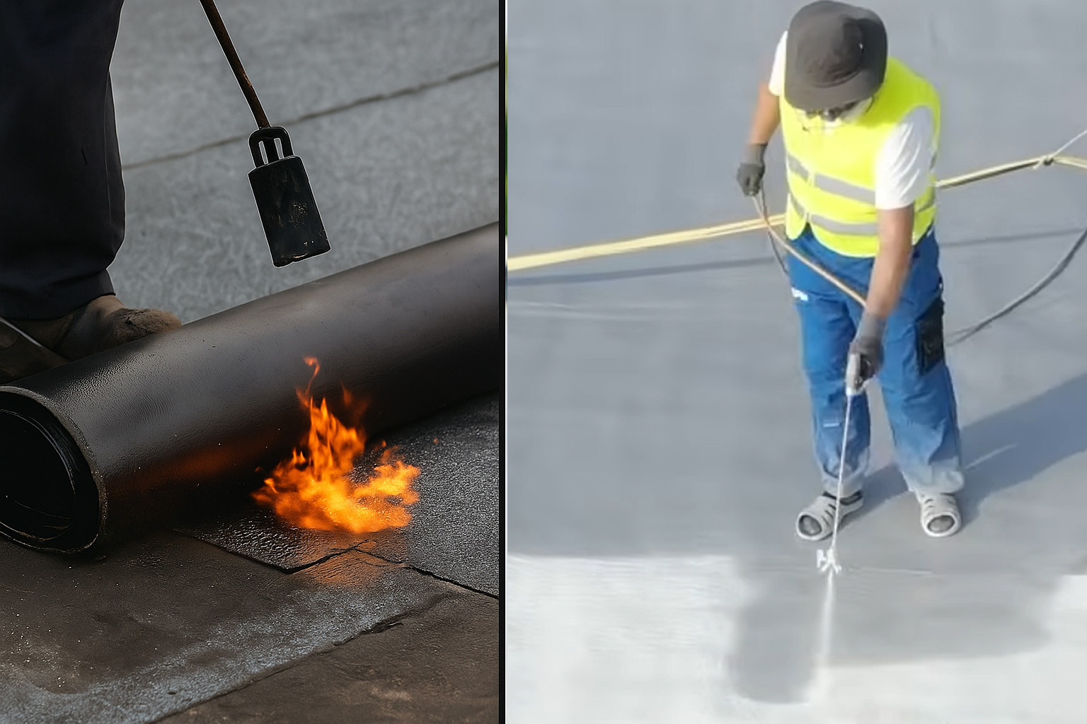 Tekutá hydroizolácia vs. asfaltové pásy – rozdiel, ktorý rozhoduje o životnosti vašej strechy